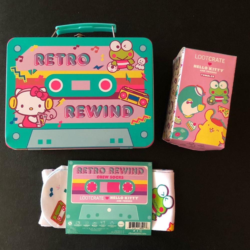 Bundle of Sanrio x Lootcrate “Retro Rewind” Exclusive Collection